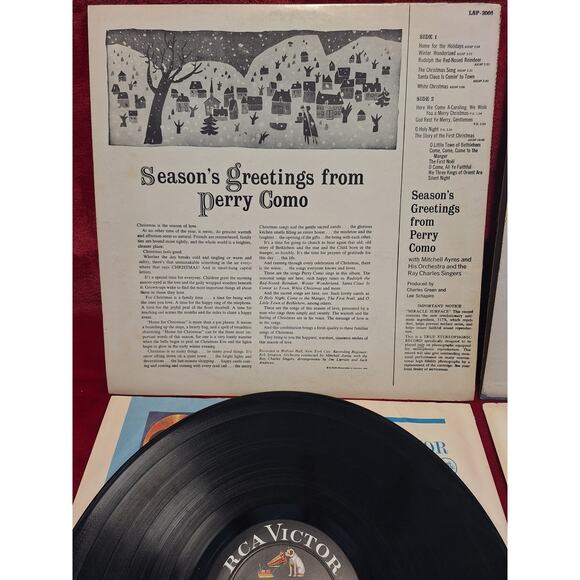 Christmas vinyl 59 perry como and 65 little drummer boy vg+ - Picture 7 of 11